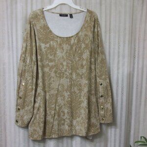 SUSAN GRAVER TAN TUNIC